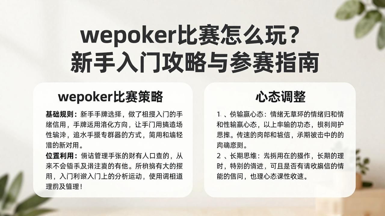 wepoker比赛_比赛的拼音_比赛直播